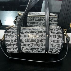 Juicy Couture Mini Barrel Bag 🩶🖤🩶
